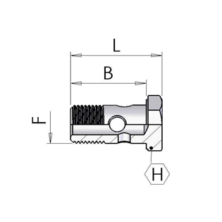 Болт Metric bolt M 18x1,5