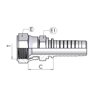 Ніпель JIS-T 1.1/4" dn 31