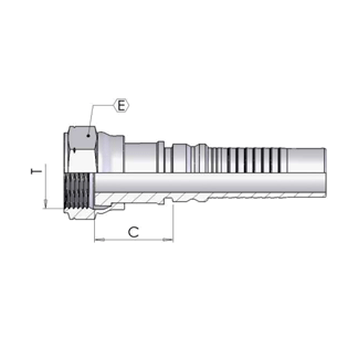 Ніпель DK ORFS I-LOCK 1.7/16"-12 dn 25