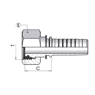 Ніпель DKOL M22x1.5 dn 16