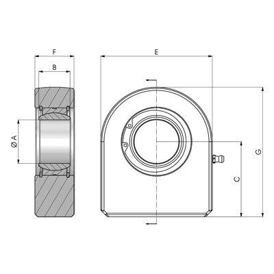 Шарнір кріплення задній DN 20 - Зображення 2