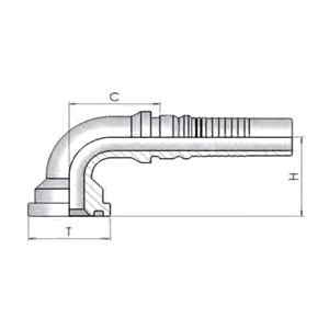 Фланець SFS-6 90* I-LOCK 41,3 dn 19_150