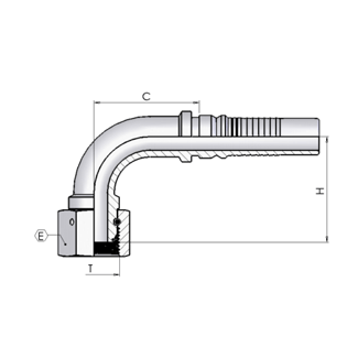 Ніпель DKR I-LOCK 3/4" 90 dn 20