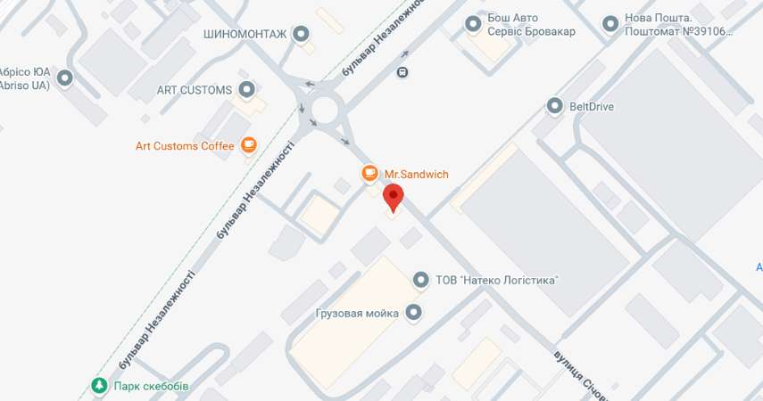 Бровари map