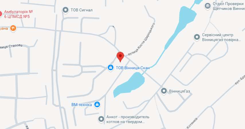 Вінниця map